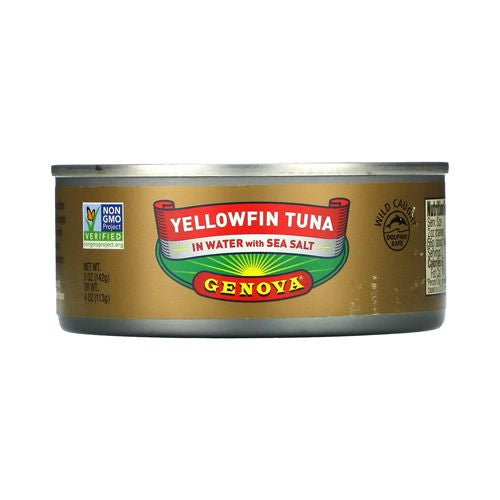 Genova, Yellowfin Tuna In Water with Sea Salt, 5 oz ( 142 g)