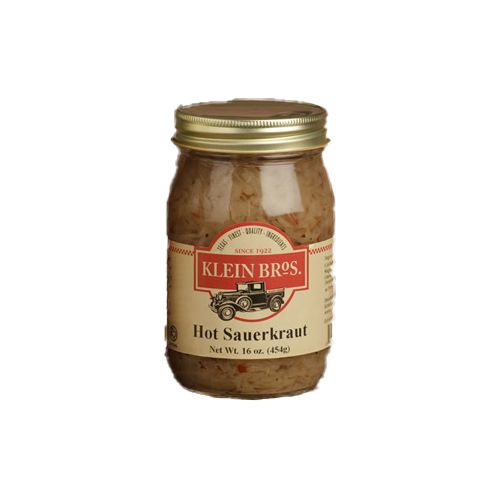 Klein Bros. Hot Sauerkraut - 16 Oz