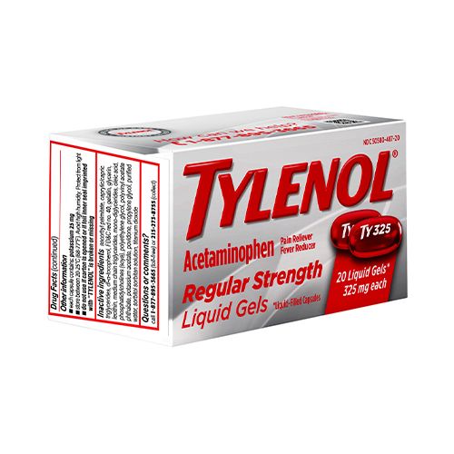 Tylenol Acetaminophen Regular Streng