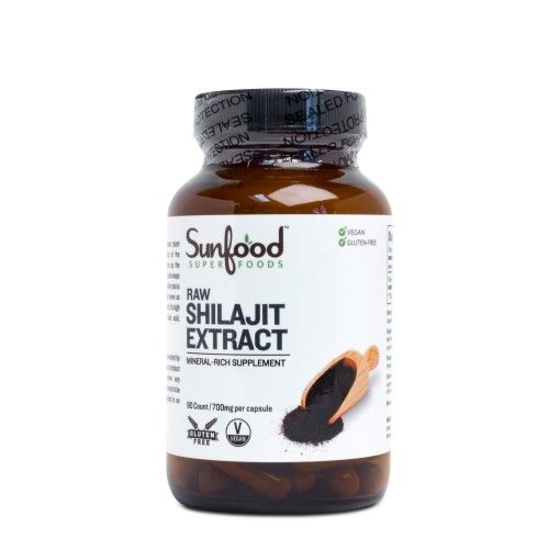 Sunfood Superfoods Shilajit Capsules, 90 Ct