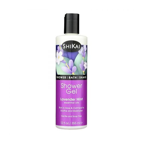 Shikai Shower Gel-Lavender/Mint 12 oz Gel