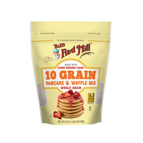 10 WHOLE GRAIN PANCAKE & WAFFLE MIX, 10 GRAIN