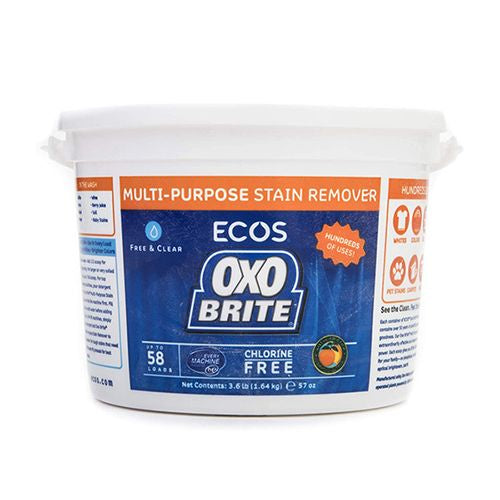 Earth Friendly Free and Clear Oxobrite Multi - Purpose Stain Remover - 3.6 lb.