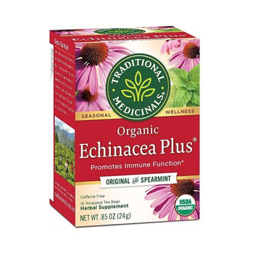 Traditional Medicinals, Organic Echinacea Plus, Tea Bags, 16 Count