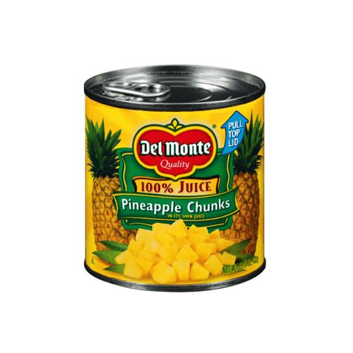 DEL MONTE, PINEAPPLE CHUNKS IN ITS OWN JUICE