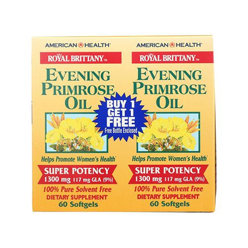 American Health Royal Brittany Evening Primrose Oil - Twin Pack