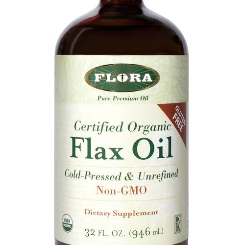 Flora Flax Oil certified organic 32 Oz