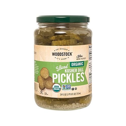 WOODSTOCK, PICKLES, SLICED KOSHER DILL