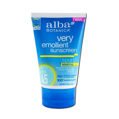 Alba Botanica Mineral Sport FF Sunscreen SPF45 / CREAM