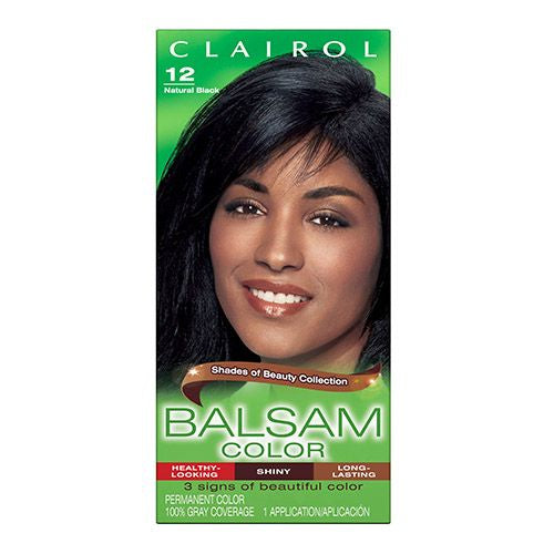 Clairol Balsam Color Hair Color  12 Neutral Black