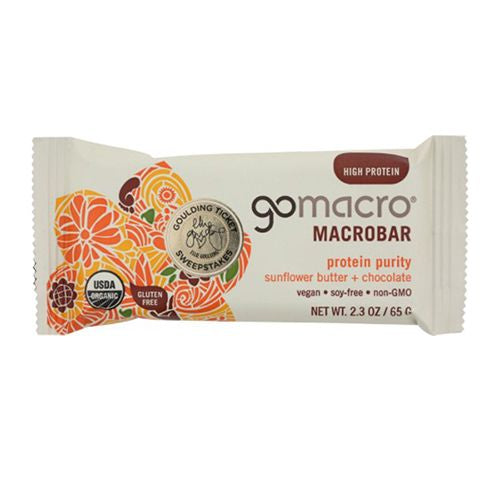 SUNFLOWER BUTTER + CHOCOLATE PROTEIN PURITY MACROBAR, SUNFLOWER BUTTER + CHOCOLATE