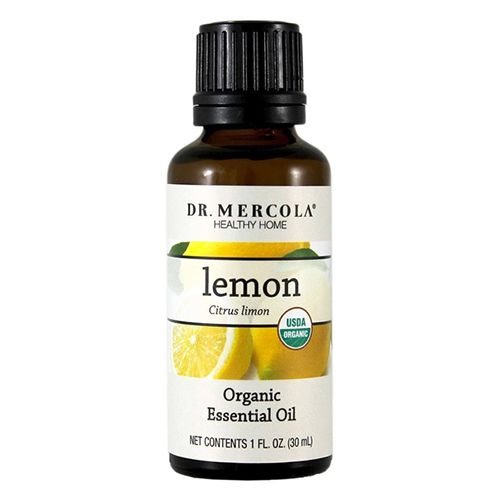 Dr. Mercola Premium Supplements - Organic Essential Oil Lemon - 1 oz.