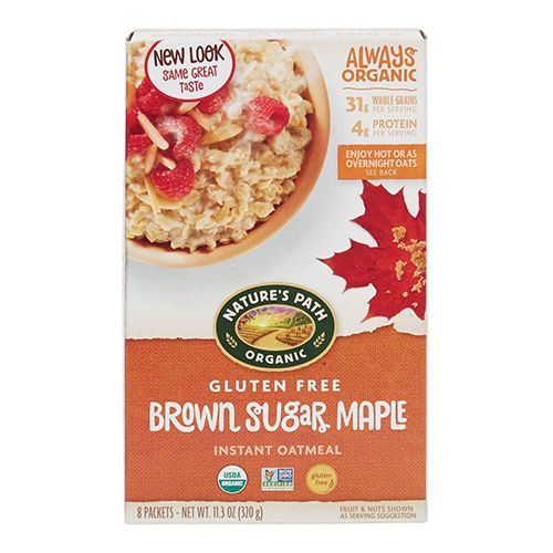 GLUTEN FREE HOT OATMEAL, BROWN SUGAR MAPLE WITH ANCIENT GRAINS