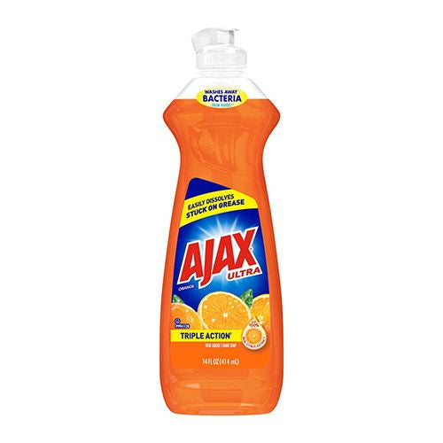 Ajax Ultra Triple Action Liquid Dish Soap - Orange - 14 fl oz