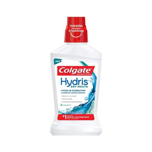 Colgate Hydris Dry Mouth Mouthwash, Mint - 500mL