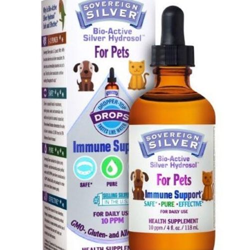 Sovereign Silver - Bio-Active Silver Hydrosol For Pets Drops 10 Ppm - 4 fl. oz.
