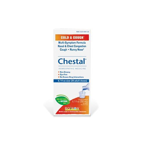 Boiron Chestal Cough Syrup  Homeopathic Medicine for Cold & Cough Relief  Nasal & Chest Congestion  Cough  Runny Nose  6.7 fl oz