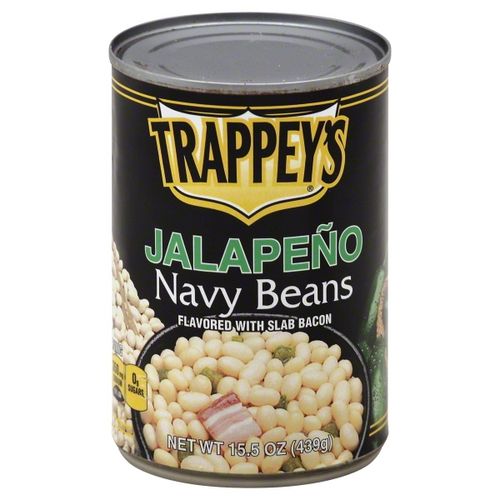 TRAPPEY'S, JALAPENO NAVY BEANS, SLAB BACON, SLAB BACON