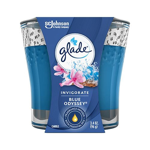 Glade Jar Candle Air Freshener, Blue Odyssey, 3.4 oz