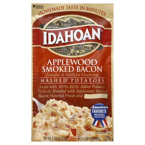 IDAHOAN, MASHED POTATOES, APPLEWOOD SMOKED BACON