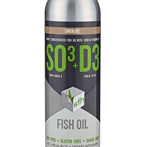 Super Omega 3 Fish Oil by SFH %7C Highly Concentrated 3500mg EPA & DHA %7C Best Tasting Liquid Fish Oil for Heart Health & Wellness %7C 100% All Natural Soy Free Gluten Free (Peppermint_, 8oz)