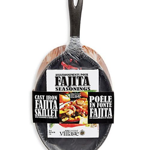 Gourmet du Village Fajita Cast Iron Skillet