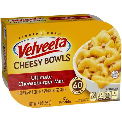 Velveeta Skillets Ultimate Cheeseburger Mac Made with 2% Milk Cheese Dinner Kit, 11.5 oz Box