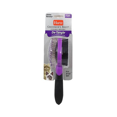 Hartz Groomer s Best Combo Grooming Brush for Cats and Small Dogs