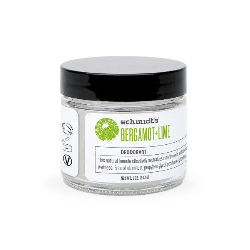 Schmidt s Deodorant Jar  Bergamot + Lime  2 Oz