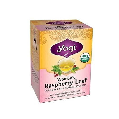 Yogi Tea, Woman's Raspberry Leaf Herbal Tea, Tea Bags, 16 Ct