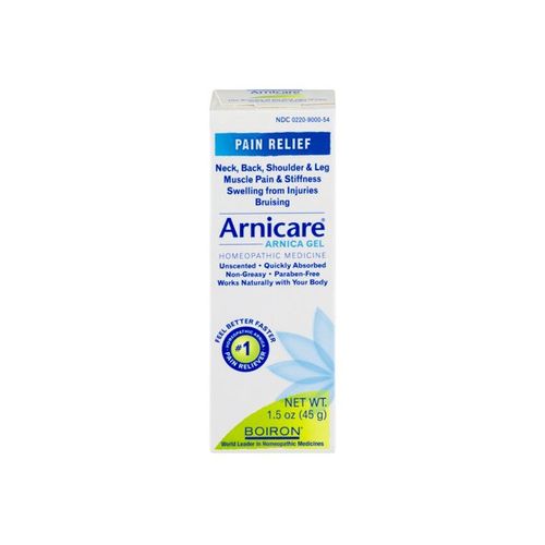 Boiron Arnicare Gel Pain Relief  Muscle Pain & Stiffness  Swelling from Injuries  Bruising  1.5 oz