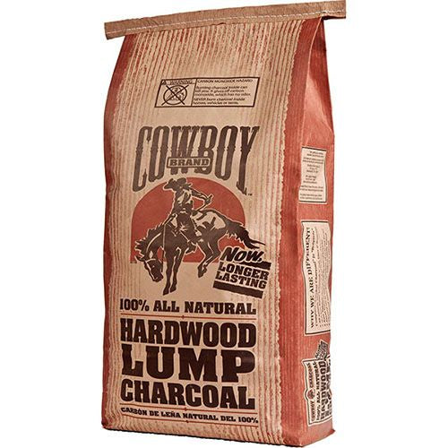 Cowboy 20LB All Natural Long Lasting Hardwood Lump Charcoal