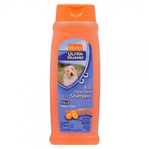 Hartz UltraGuard Citrus Flea And Tick Shampoo For Dogs  18oz