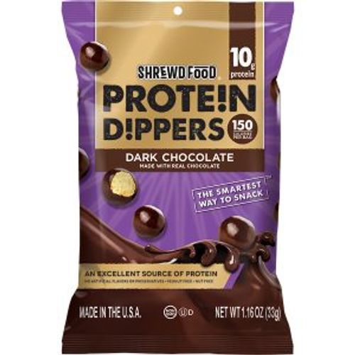 Shrewd Food Dark Chocolate Protein Crisp Dippers | Chocolate Covered High Protei