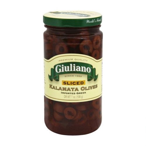 GIULIANO, SLICED IMPORTED GREEK KALAMATA OLIVE