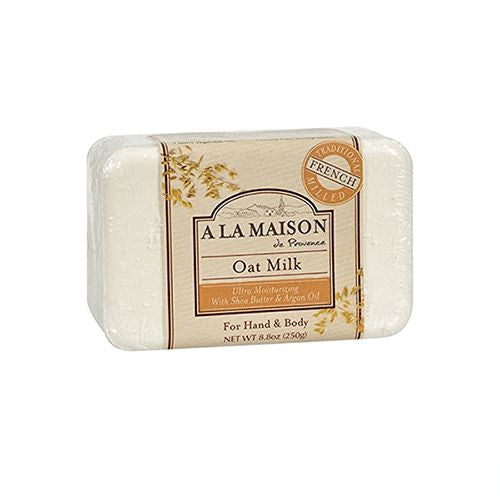 A La Maison - Traditional French Milled Bar So ap Oat Milk - 8.8 oz.