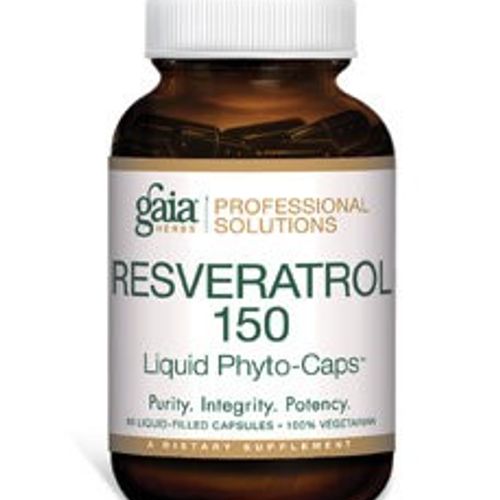 Gaia Herbs Resveratrol 150 - Beauty & Radiance Antioxidant Support Supplement - Made with Japanese Knotweed - Contains 150 mg Trans-Resveratrol per Serving - 50 Liquid Phyto-Capsules (25-Day Supply)