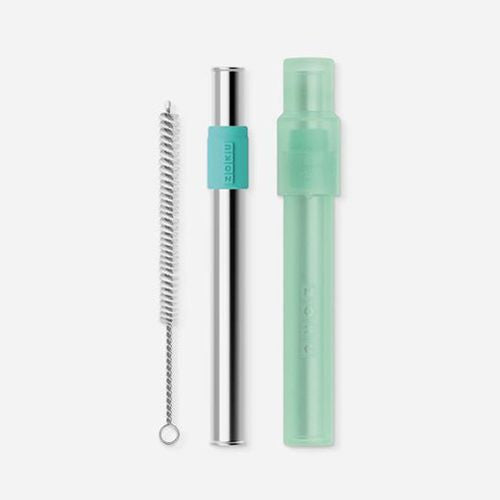 Jumbo Pocket Straw Teal