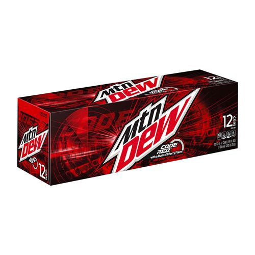 Moutain Dew Code Red, 12pk, 12 oz Cans (B001E6UZL8)