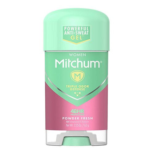 Mitchum Clear Gel Antiperspirant & Deodorant  Powder Fresh  2.25 Oz