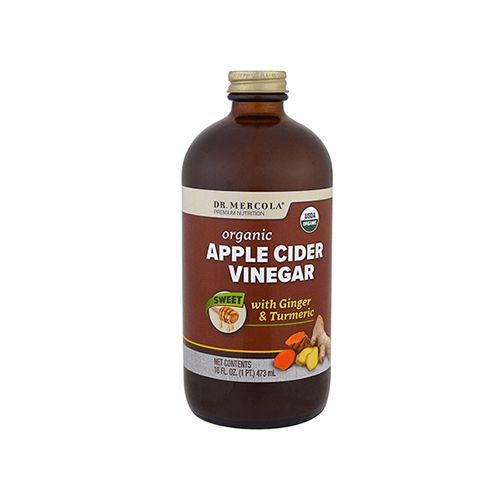 Organic Apple Cider Vinegar, Sweet, 16 Oz (473 Ml) - Dr. Mercola