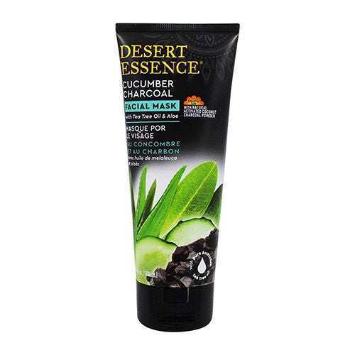 Desert Essence Cucumber Charcoal Facial Mask 3.4 fl oz Liquid