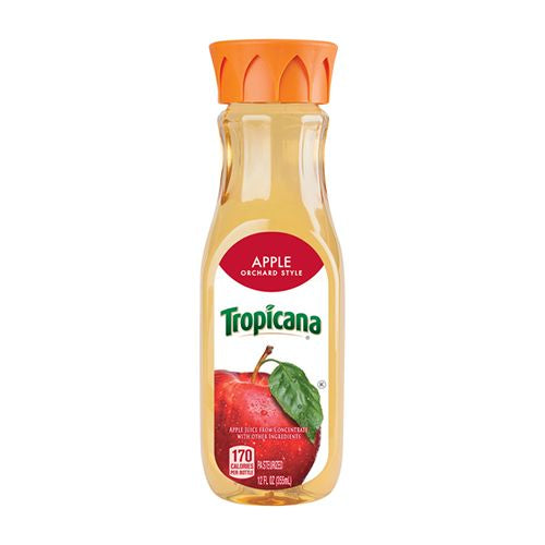 Tropicana Orchard Style Apple Juice 12 Fluid Ounce Plastic Bottle