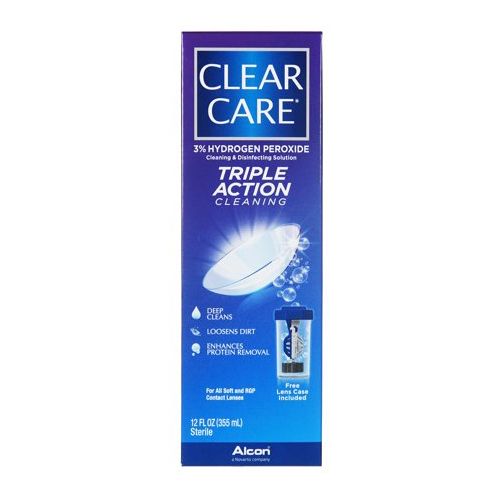 Clear Care Cleaning & Disinfecting Solution 12 oz.