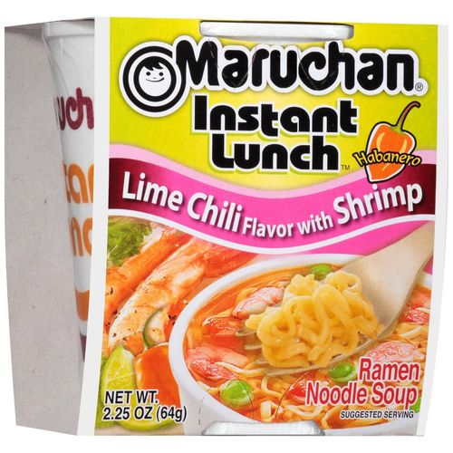 HABANERO LIME CHILI FLAVOR WITH SHRIMP RAMEN NOODLE SOUP INSTANT LUNCH, LIME CHILI FLAVOR WITH SHRIMP