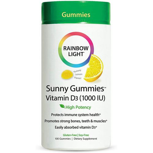 Rainbow Light Sunny Gummies? Vitamin D3 1,000 Iu 100 Gummy