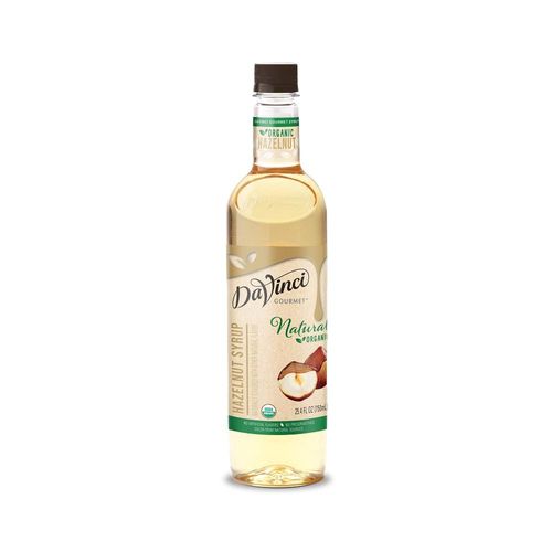 DaVinci Gourmet Organic Hazelnut Syrup, 375 ml