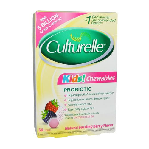 Culturelle Immune Defense Daily Probiotic with 4-in-1 Immune Support for Women & Men  Mixed Berry  28 Chewables