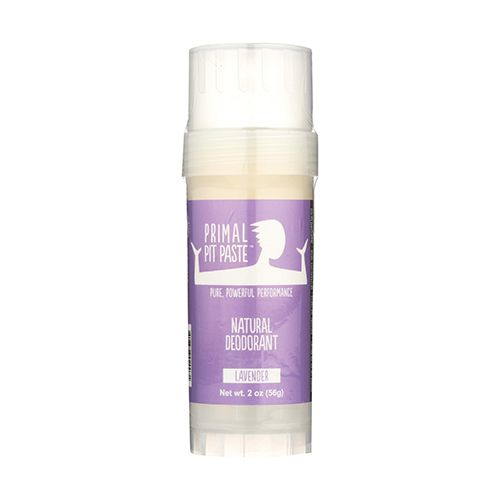 Primal Pit Paste Lavender Natural Deodorant Stick, 2 Oz.