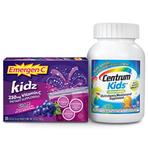 Centrum Kids Multivitamin Supplement Chewable  Fruit  80 Count